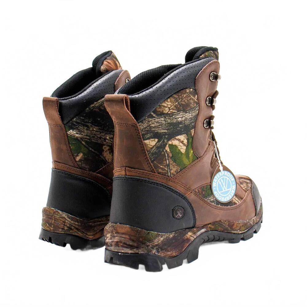 NEW NORTHSIDE men's renegade waterproof hunting boots in brown camo - Picture 4 of 8